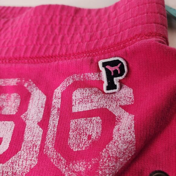 Vintage Y2K Pink Victorias Secret Booty Micro Mini Shorts Bum Spellout Dog XS - Picture 4 of 8